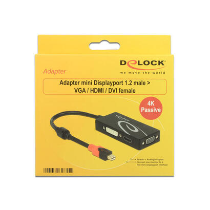 delock-adapter-mini-displayport-12-stecker-vga-hdmi-dvi-buchse-4k-passiv-schwarz
