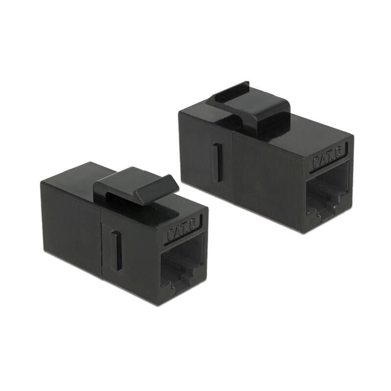 delock-keystone-modulorj45-hembra-rj45-hembra-cat6-utp-negro