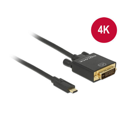 usb-c-dvi-241-stecker-dp-alt-mode-4k-30-hz-3-m-schwarz-delock