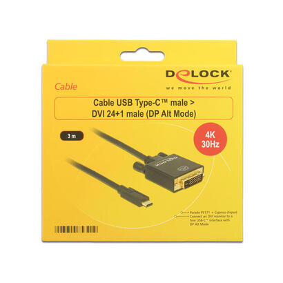 usb-c-dvi-241-stecker-dp-alt-mode-4k-30-hz-3-m-schwarz-delock