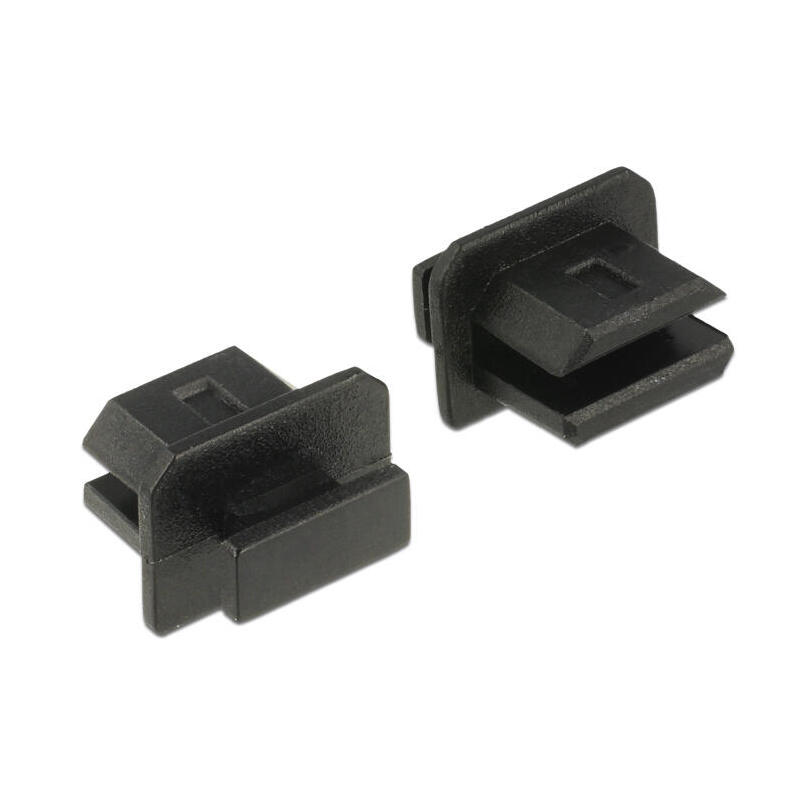delock-64026-tapa-de-seguridad-para-enchufe-mini-displayport-negro-10-piezas