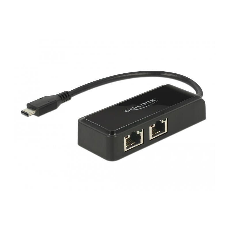 delock-usb-c-2x-gigabit-lan-st-bu-adapter-schwarz