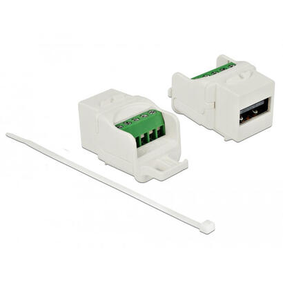keystone-modul-usb-20-a-buchse-zu-terminalblock-weiss