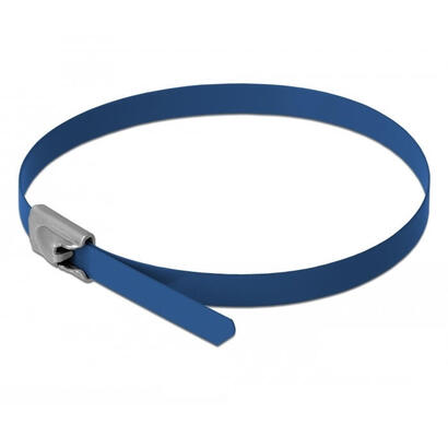 delock-edelstahlcablebinder-l-300-x-b-46-mm-blau-10-stuck