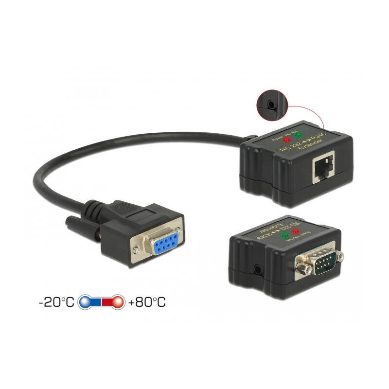 extender-rs-232-db9-buchse-rj45-buchse-zu-rs-232-db9-stecker-rj45-buchse-esd-schutz-1200-m-reichweite-erweiterter-temperaturbere