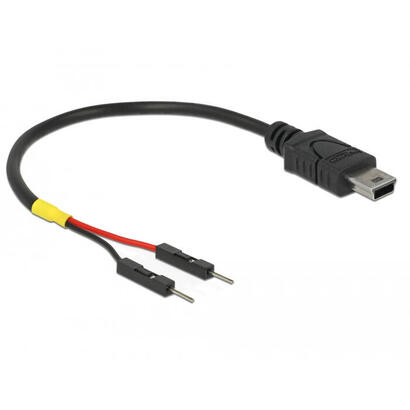 delock-85412-cable-usb-01-m-mini-usb-b-negro