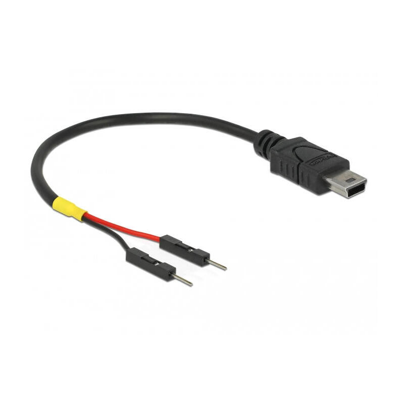 delock-85412-cable-usb-01-m-mini-usb-b-negro