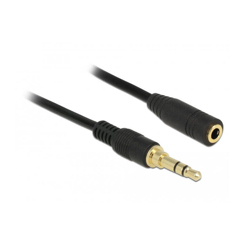 delock-klinkenverlangerungscable-35-mm-3-pin-stecker-zu-buchse-2-m-schwarz