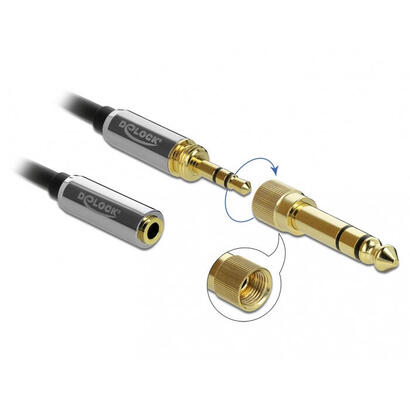 delock-spiralcable-verlangerung-35-mm-3-pin-klinkenstecker-zu-klinkenbuchse-mit-635-mm-schraubadapter-1-m