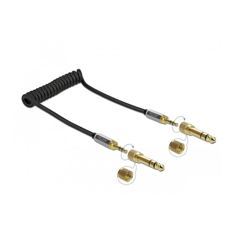delock-spiralcable-35-mm-3-pin-klinkenstecker-zu-klinkenstecker-mit-schraubadapter-1-m