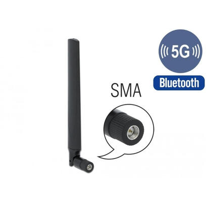 delock-5g-lte-antenne-sma-stecker-33-13dbi-omnidirektional-mit-kippgelenk-schwarz