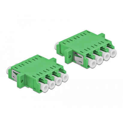 delock-lwl-kupplung-lc-quad-buchse-zu-lc-quad-buchse-singlemode-2-stuck-grun