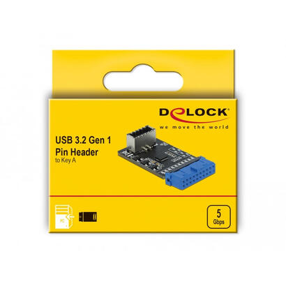 delock-usb-5-gbps-adapter-typ-e-key-a-pfostenbuchse-zu-intern-key-a-buchse