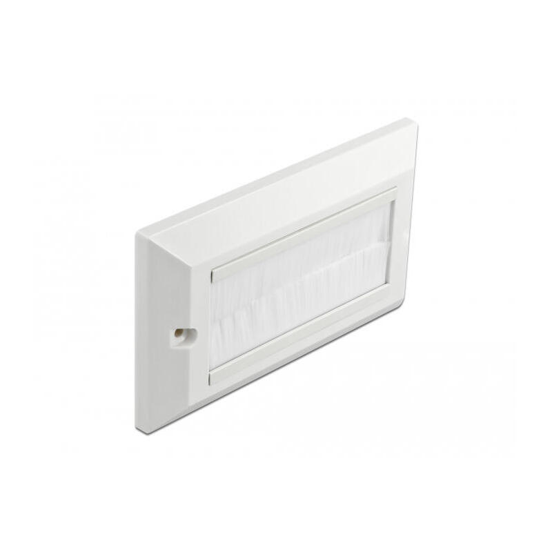 delock-cablemanagement-abdeckblende-146-x-86-mm-mit-weissen-burstenstreifen