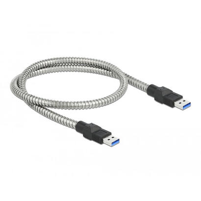 delock-usb-5-gbps-cable-typ-a-stecker-zu-typ-a-stecker-mit-metallmantel-05-m