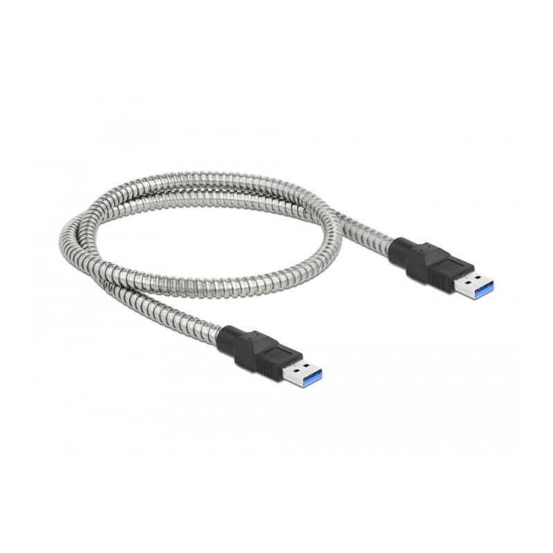 delock-usb-5-gbps-cable-typ-a-stecker-zu-typ-a-stecker-mit-metallmantel-05-m