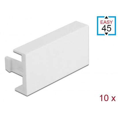 delock-easy-45-modul-blindblende-45-x-225-mm-10-piezas-blanco