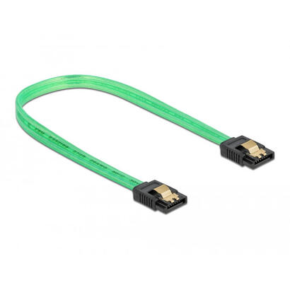 delock-sata-6-gbs-cable-uv-leuchteffekt-verde-20-cm