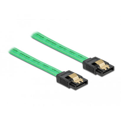 delock-sata-6-gbs-cable-uv-leuchteffekt-verde-50-cm