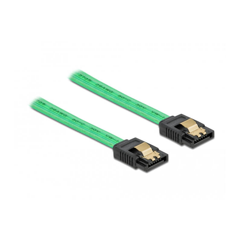delock-sata-6-gbs-cable-uv-leuchteffekt-verde-50-cm