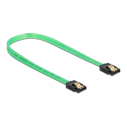 delock-sata-6-gbs-cable-uv-leuchteffekt-verde-50-cm