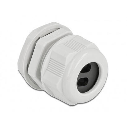 delock-cableverschraubung-pg21-fur-flachcable-mit-zwei-cableeinfuhrungen-grau-2-stuck