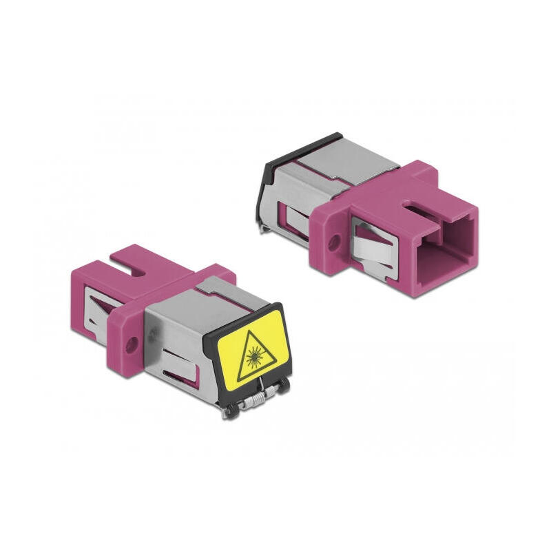 lwl-kupplung-mit-laserschutzklappe-sc-simplex-buchse-zu-sc-simplex-buchse-multimode-violett