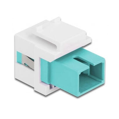 keystone-modul-sc-simplex-buchse-zu-sc-simplex-buchse-aqua-weiss