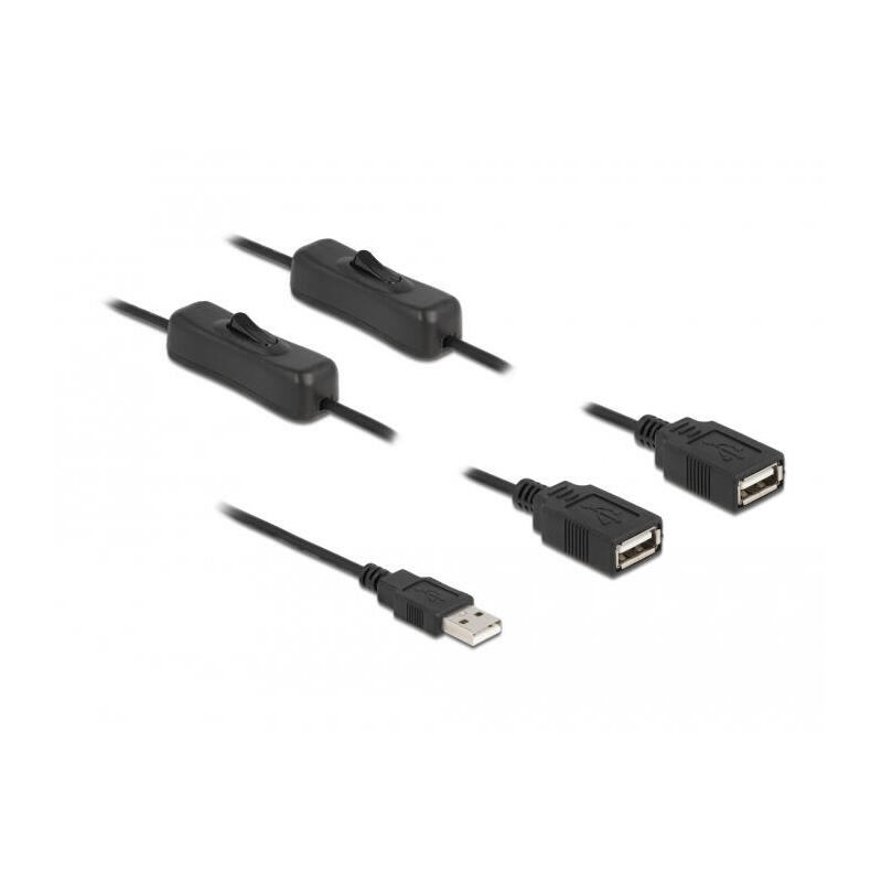 delock-cable-usb-typ-a-stecker-zu-2-x-usb-typ-a-buchse-mit-schalter-1-m