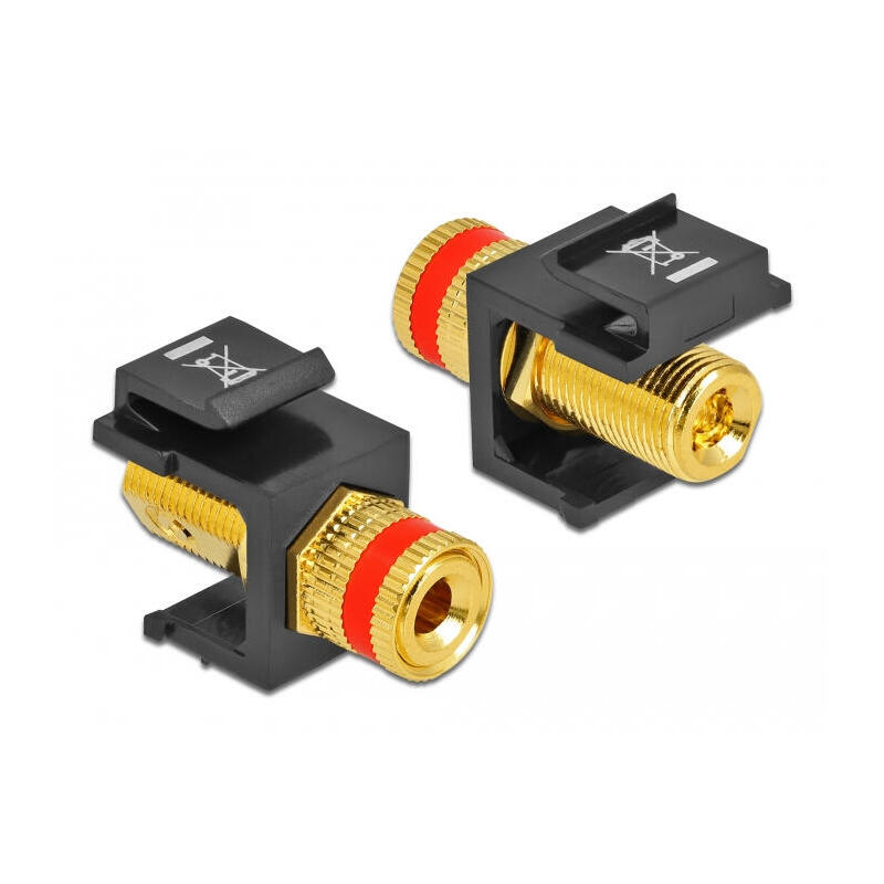 keystone-modul-polklemme-gewindebuchse-rot-schwarz