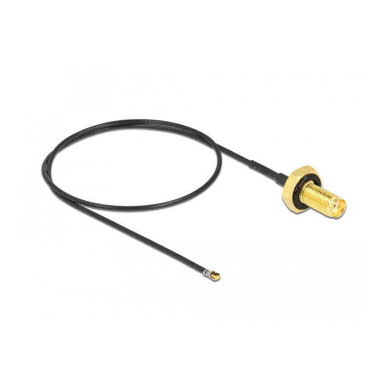 delock-antennencable-sma-buchse-zum-einbau-zu-mhf-4l-lk-stecker-137-35cm-gewindelnge-10mm-spritzwassergeschtzt