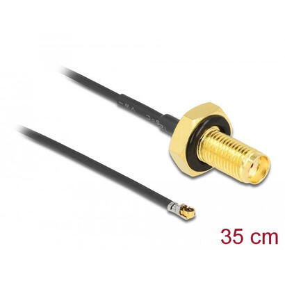 delock-antennencable-sma-buchse-zum-einbau-zu-mhf-4l-lk-stecker-137-35cm-gewindelnge-10mm-spritzwassergeschtzt