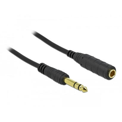 delock-klinkencable-de-extension-635-mm-3-pin-macho-a-hembra-5-m-negro