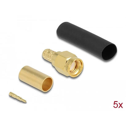 sma-stecker-zum-crimpen-lmr200-mit-passendem-schrumpfschlauch-5-stuck