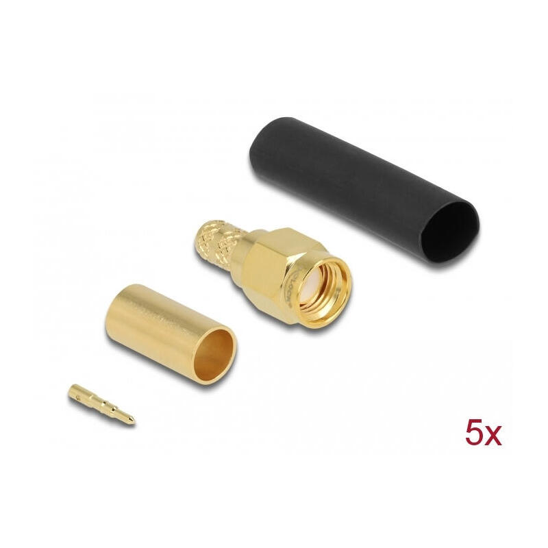 sma-stecker-zum-crimpen-lmr200-mit-passendem-schrumpfschlauch-5-stuck