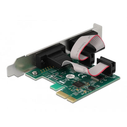 delock-pci-express-tarjeta-a-2-x-seriell-rs-232