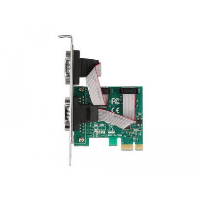 delock-pci-express-tarjeta-a-2-x-seriell-rs-232