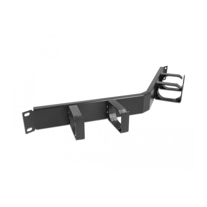 delock-19-cablemanagement-rangierpanel-mit-4-bugeln-gewinkelt-1-he-schwarz