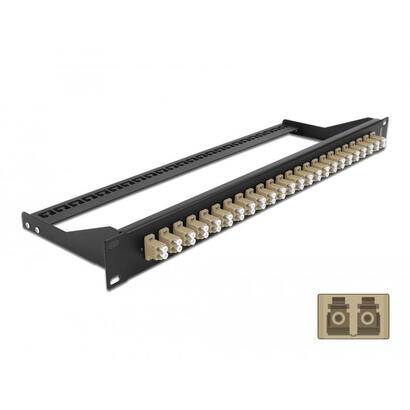 delock-19-lwl-patchpanel-24-port-lc-duplex-beige