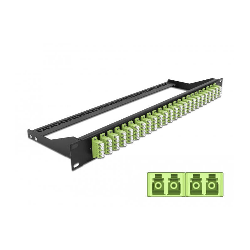 delock-19-lwl-patchpanel-24-port-lc-quad-lindgrun