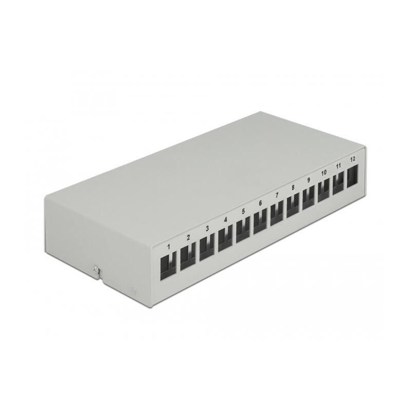 delock-keystone-patchpanel-12-port-grau