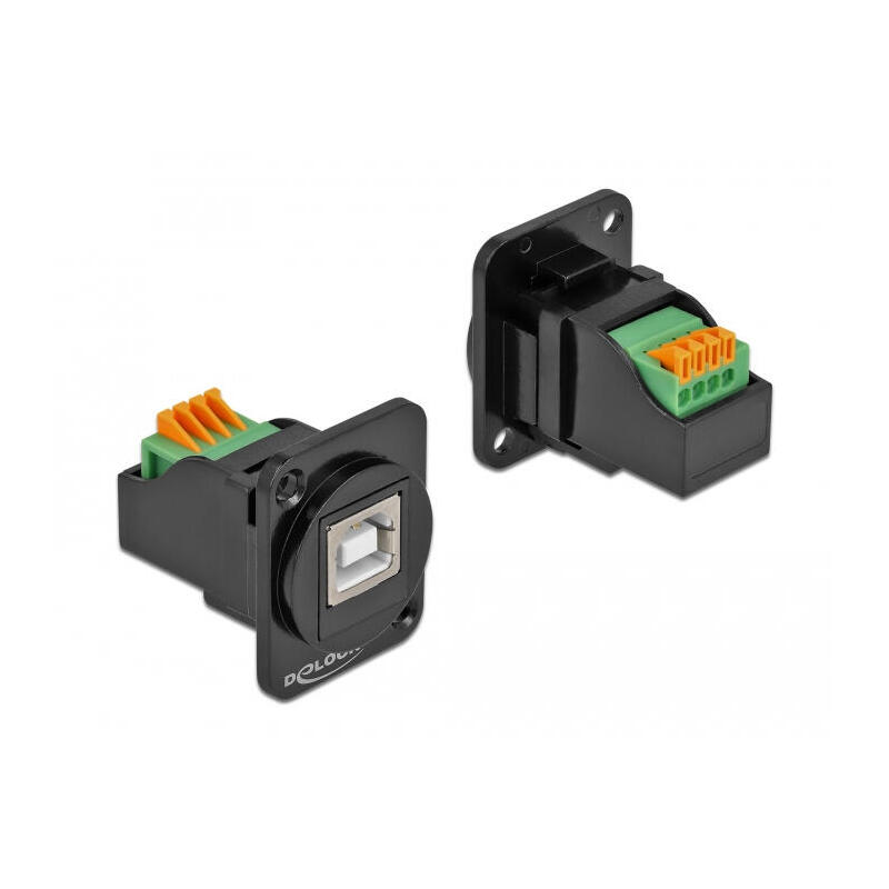 delock-d-typ-modul-usb-20-typ-b-buchse-zu-terminalblock