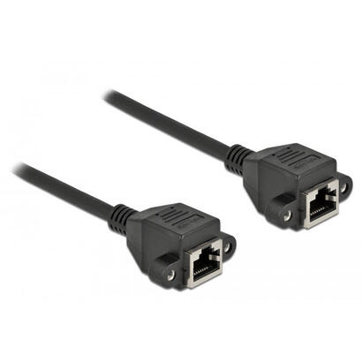 delock-netzwerk-verlangerungscable-s-ftp-rj45-buchse-zu-rj45-buchse-cat6a-1-m-schwarz