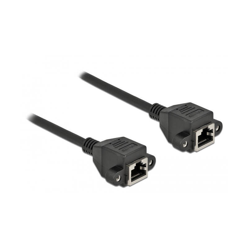 delock-netzwerk-verlangerungscable-s-ftp-rj45-buchse-zu-rj45-buchse-cat6a-1-m-schwarz