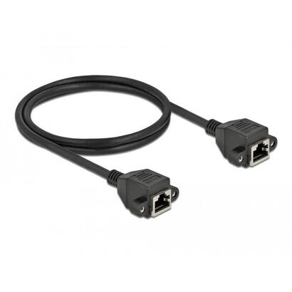 delock-netzwerk-verlangerungscable-s-ftp-rj45-buchse-zu-rj45-buchse-cat6a-1-m-schwarz