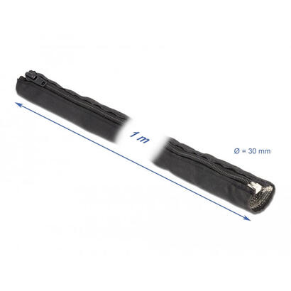 emv-abschirmgeflechtschlauch-mit-reissverschluss-hitzebestandig-1-m-x-30-mm-schwarz