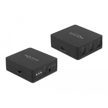 delock-spdif-toslink-switch-3-in-1-out-con-ir-fernbedienung