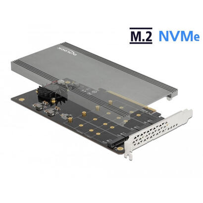 pci-express-x16-karte-zu-4-x-intern-nvme-m2-key-m-mit-kuhlkorper-und-lufter-bifurcation
