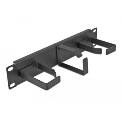 delock-10-cablemanagement-rangierpanel-mit-3-metall-bugeln-2-x-horizontal-1-x-vertikal-1-he-schwarz