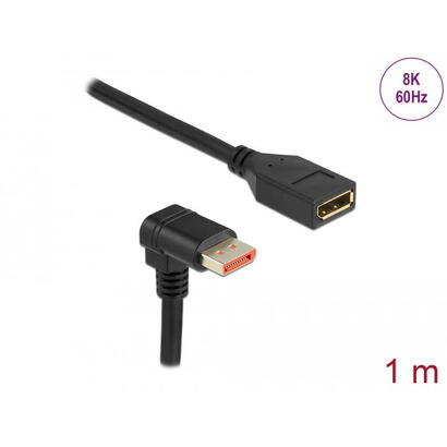 delock-displayport-verlangerungscable-stecker-90-unten-gewinkelt-zu-buchse-8k-60-hz-1-m